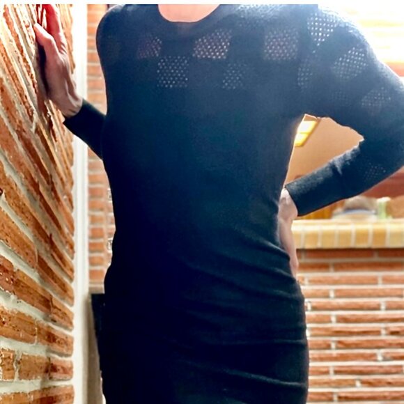 rag & bone  Alpaca Check Midi Dress - Picture 2 of 9